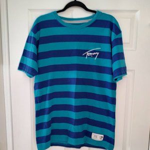 Tommy Jeans Striped T Shirt Men's Size M